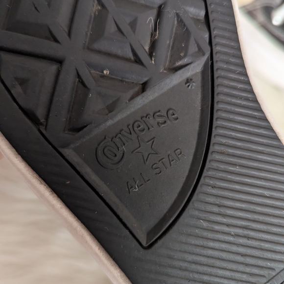 Converse All Star Women's Black High-Top Platform Sneakers Size 7 - Picture 7 of 9